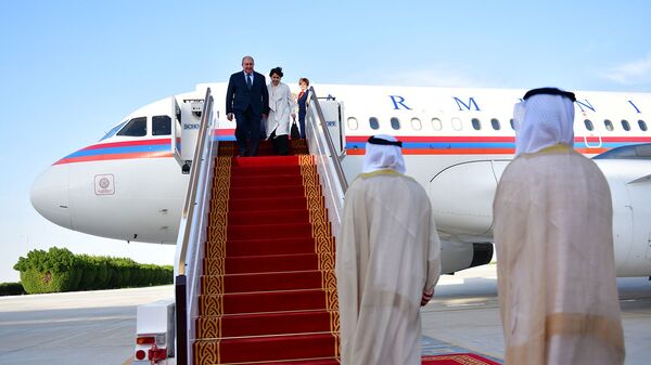 Президент Армен Саркисян прибыл с официальным визитом в ОАЭ (14 января 2019). Абу Даби - Sputnik Армения