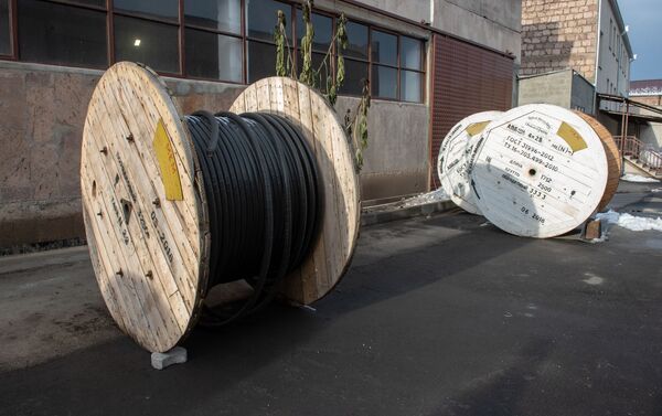 Катушки с кабелем завода Ин-Ви Лайн - Sputnik Армения