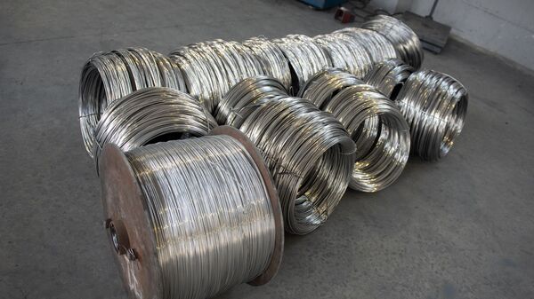 Алюминиевая проволока на кабельном заводе Ин-Ви Лайн - Sputnik Армения
