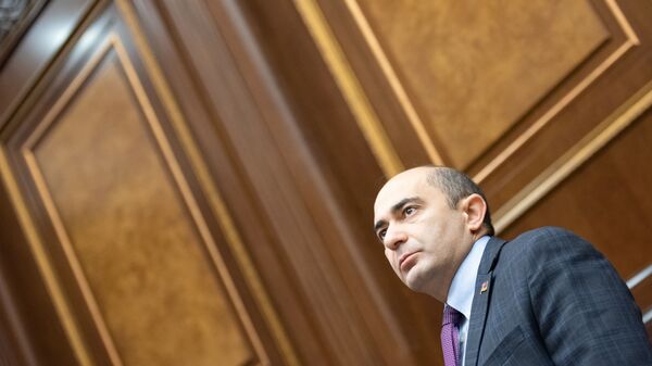 Эдмон Марукян на заседании Парламента (18 января 2019). Еревaн - Sputnik Армения