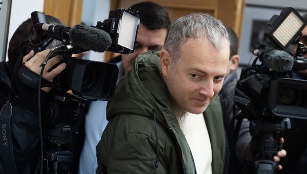 Российско-израильский блогер Александр Лапшин перед началом пресс-конференции (22 января 2019). Еревaн - Sputnik Արմենիա