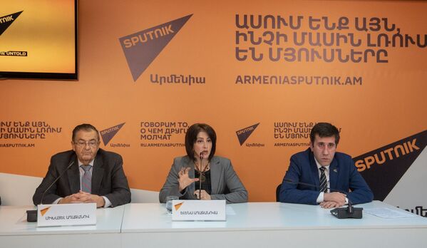 Пресс-конференция по вопросу возможного помилования Мгера Енокяна (24 января 2019). Еревaн - Sputnik Армения