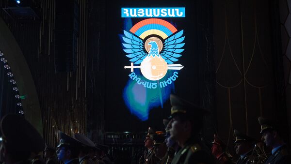 Репетиция торжественного мероприятия ко Дню Армии - Sputnik Армения