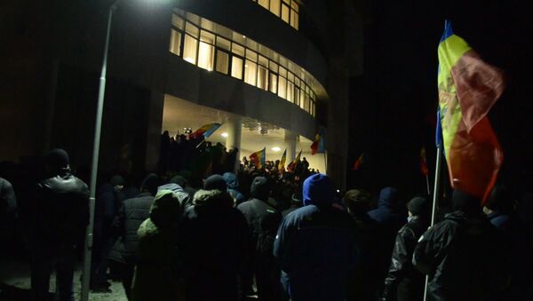 Спутник_Протесты в Кишиневе: митингующие в здании парламента и нападение на политика - Sputnik Արմենիա