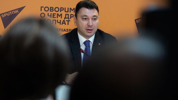 Эдуард Шармазанов на пресс-конференции в пресс-центре Sputnik Армения (29 января 2019). Еревaн - Sputnik Армения