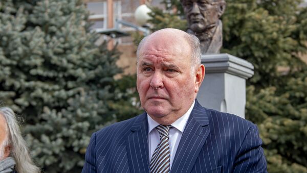 Заместитель министра иностранных дел России Григорий Карасин на торжественной церемонии открытия бюста Александра Грибоедова в РАУ (30 января 2019). Еревaн - Sputnik Արմենիա