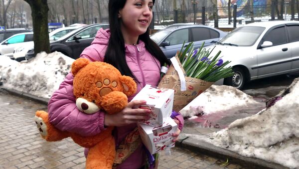 Празднование Международного женского дня в Донецке - Sputnik Արմենիա
