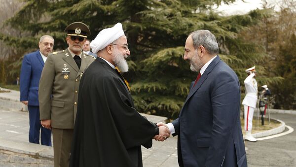 Официальный визит премьер-министра Армении Никола Пашиняна в Иран (27 февраля 2019). Тегеран - Sputnik Армения