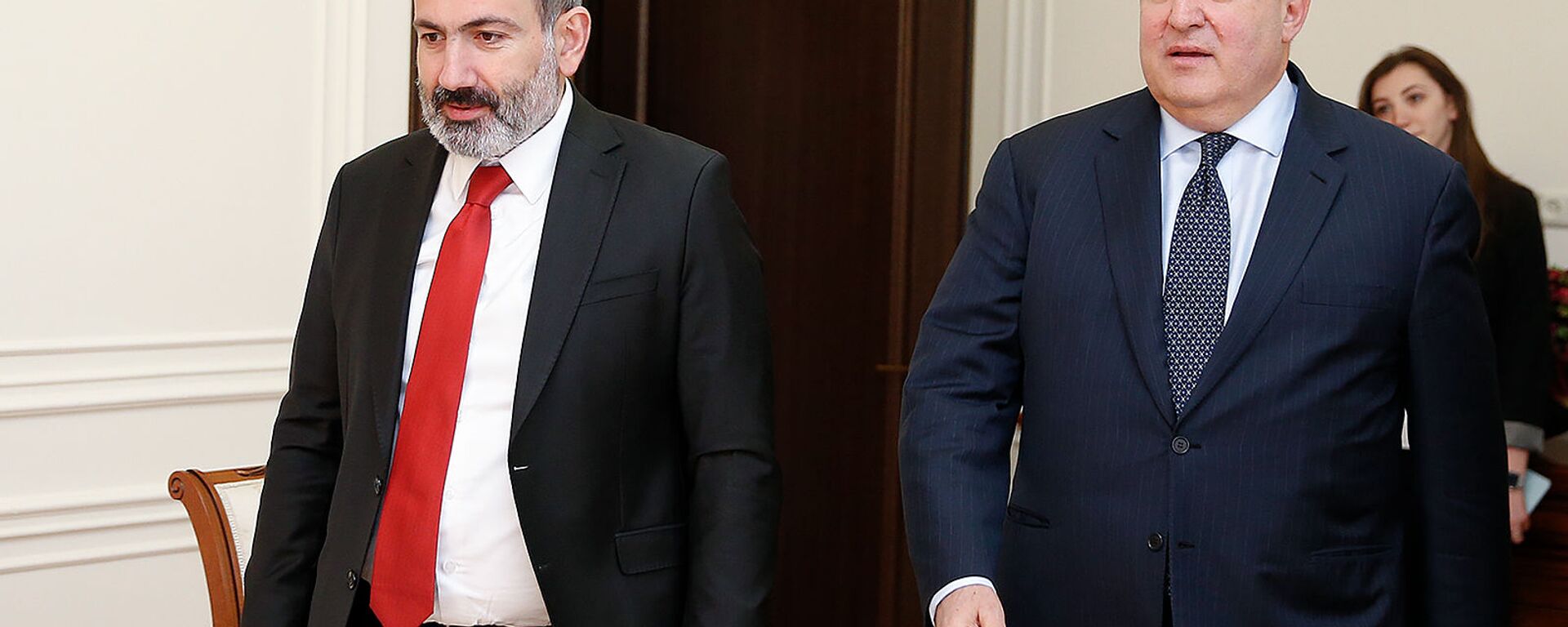 Встреча премьер-министра и президента Армении Никола Пашиняна и Армена Саркисяна (1 марта 2019). Еревaн - Sputnik Армения, 1920, 27.02.2021