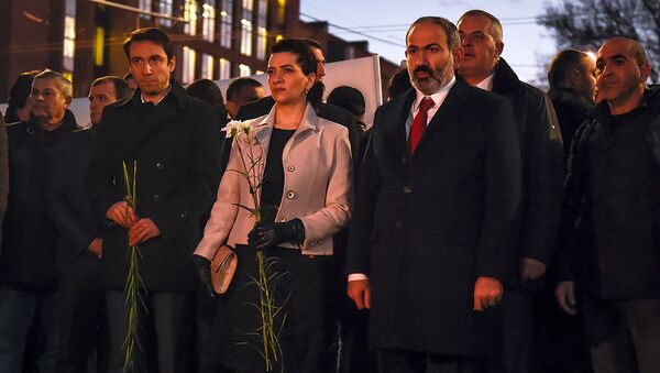 Шествие в память о жертвах событий 1 марта 2008 года (1 марта 2019). Еревaн - Sputnik Армения