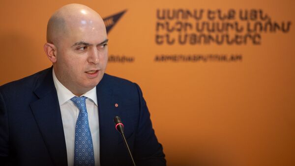 Армен Ашотян на пресс-конференции (4 марта 2019). Еревaн - Sputnik Армения