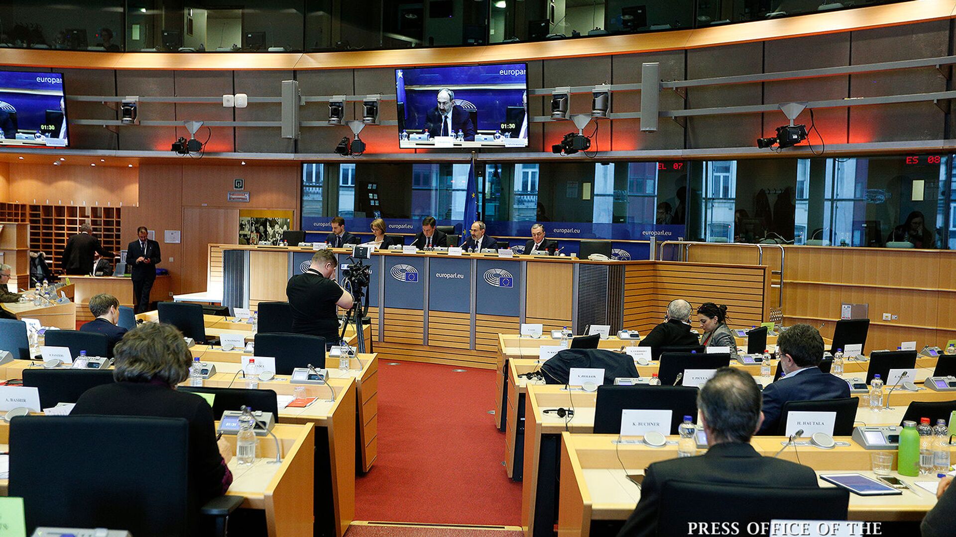 Выступление премьер-министра Армении Никола Пашиняна в Европейском парламенте (4 марта 2019). Брюссель - Sputnik Армения, 1920, 18.03.2022