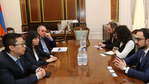 Встреча вице-премьера Тиграна Авиняна с представителями китайской компании АВИК - Sputnik Армения