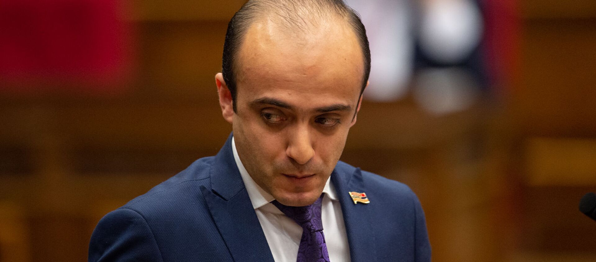 Депутат от фракции “Просвещенная Армения Тарон Симонян на пленарном заседании Парламента Армении (5 марта 2019). Еревaн - Sputnik Армения, 1920, 26.04.2021