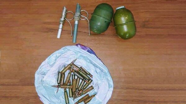 Боеприпасы, сданные в полицию Гегаркуника - Sputnik Արմենիա