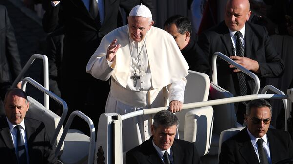 Общая аудиенция Папы Римского Франциска на площади Святого Петра в Ватикане - Sputnik Армения