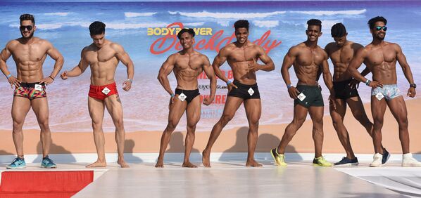 Body Power Beach Show լողաթային շոուի մասնակիցները, Գոա, Հնդկաստան - Sputnik Արմենիա