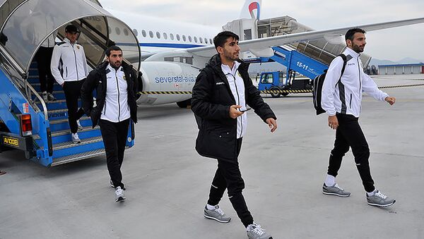 Футболисты сборной Армении прибыли в Боснию и Герцеговину (21 марта 2019). Сараево - Sputnik Արմենիա