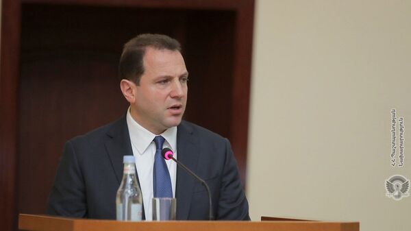 Министр обороны Армении Давид Тоноян во время оперативных сборов командного состава (25 марта 2019). Еревaн - Sputnik Արմենիա