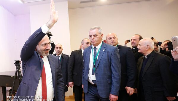 Премьер-министр Никол Пашинян встретился с представителями армянской диаспоры Австрии (29 марта 2019). Вена - Sputnik Армения