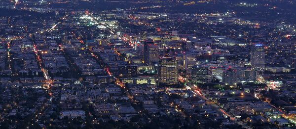 Ночная панорама города Глендейл - Sputnik Արմենիա