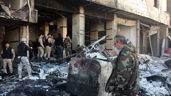 Последствия двойного теракта в шиитском квартале Саида Зайнаб в Дамаске - Sputnik Արմենիա