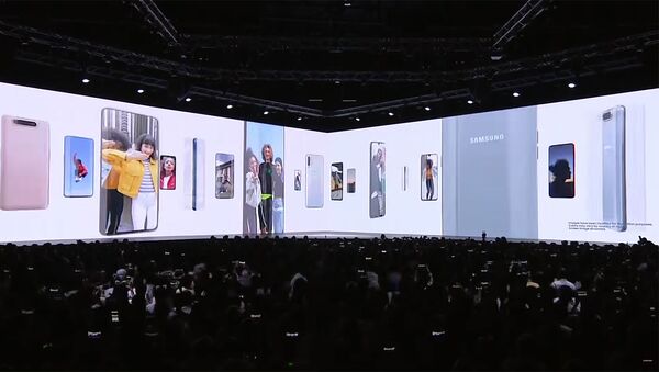 Презентация нового смартфона компании Samsung (10 апреля 2019).  - Sputnik Արմենիա