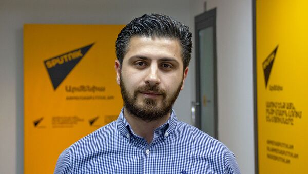 Директор информационного телеканала ArmNews Нарек Никогосян  - Sputnik Армения