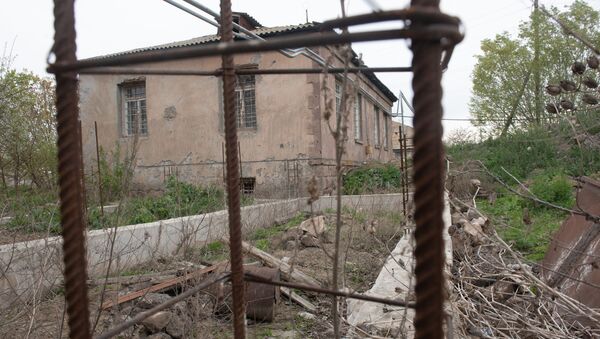 Фундамент нового здания поликлиники села Джрарат - Sputnik Արմենիա