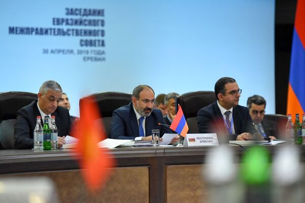 Երևանում կայացավ միջկառավարական խորհրդի նիստ, որին մասնակցեցին ԵԱՏՄ անդամ երկրների վարչապետները - Sputnik Արմենիա
