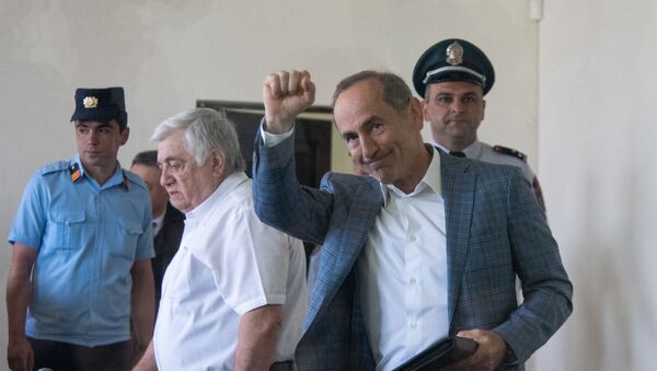 Роберт Кочарян на заседании суда по делу 1 марта (15 мая 2019). Еревaн - Sputnik Армения