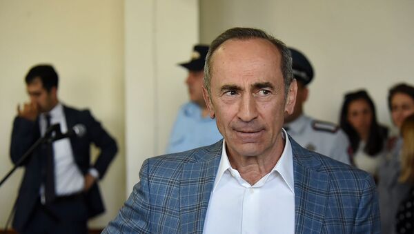 Роберт Кочарян на заседании суда по делу 1 марта (16 мая 2019). Еревaн - Sputnik Արմենիա