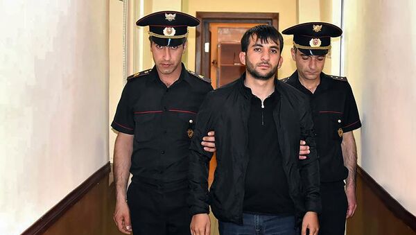 Задержанный гражданин города Раздан Г.А. - Sputnik Армения