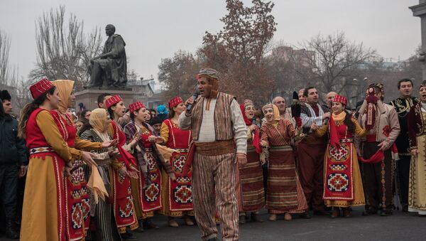 Барекендан. Армянские национальные танцы - Sputnik Армения