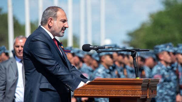 Премьер-министр Никол Пашинян на праздновании Первой республики (28 мая 2019) Сардарапат - Sputnik Армения