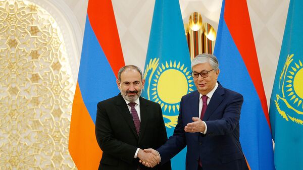 Հայաստանի և Ղազախստանի ղեկավարների հանդիպումը - Sputnik Արմենիա