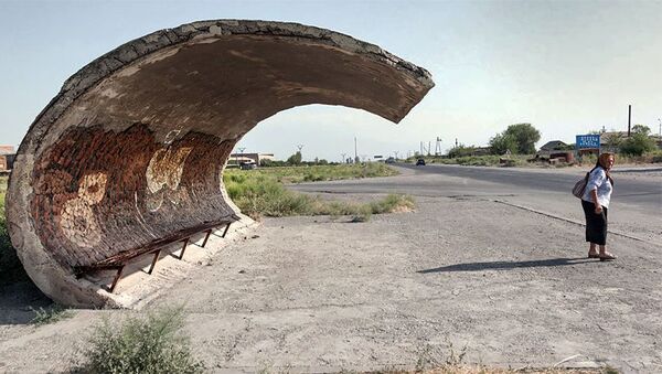 Автобусная остановка в советской Армении - Sputnik Армения