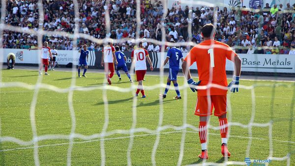 Футбольный матч ConIFA между сборными Восточной Армении и Южной Осетии (2 июня 2019). Мартуни - Sputnik Армения