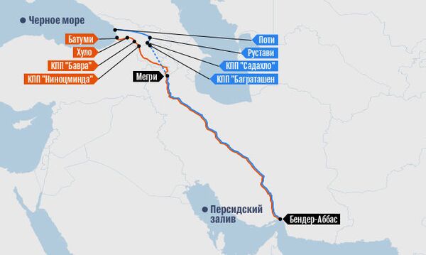Армения упускает большой шанс: сможет ли Север-Юг связать Батуми и Бендер-Аббас? Армения упускает большой шанс: сможет ли Север-Юг связать Батуми и Бендер-Аббас? - Sputnik Армения