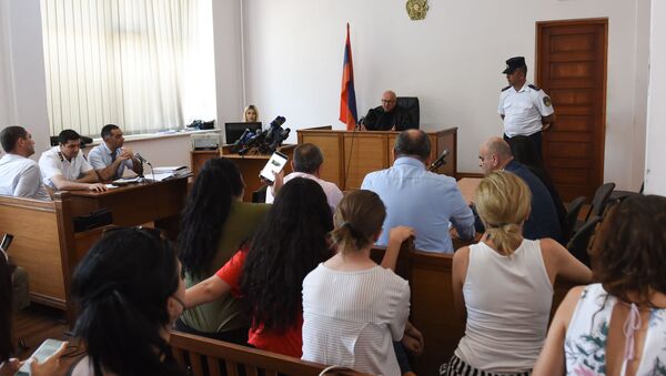 Судебное заседание по делу генерала Манвела Григоряна и его супруги Назик Амирян (4 июня 2019). Еревaн - Sputnik Արմենիա