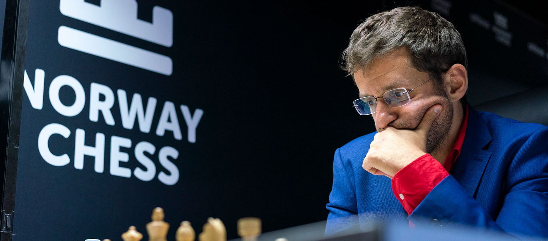 Гроссмейстер Левон Аронян во время блиц-турнира Altibox Norway Chess 2019 (3 июня 2019). Ставангер, Норвегия - Sputnik Армения, 1920, 14.03.2021