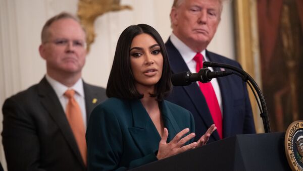 Ким Кардашьян выступила в Белом доме перед президентом США Дональдом Трампом - Sputnik Արմենիա