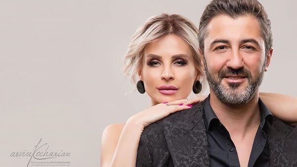 Актер Саргис Григорян с супругой, танцовщицей Мано - Sputnik Արմենիա