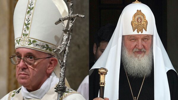 Патриарх Московского и всея Руси Кирилл и папа Римский Франциск - Sputnik Армения
