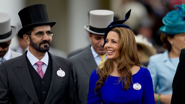 Шейх Мухаммед бен Рашид аль-Мактум со своей женой иорданской принцессой Хайей - Sputnik Армения