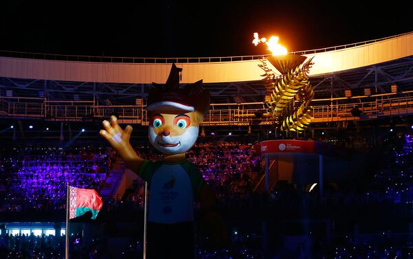 Торжественная церемония закрытия Вторых Европейских игр на стадионе Динамо (30 июня 2019). Минск - Sputnik Армения