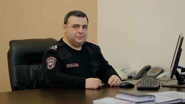 Заместитель начальника полиции Ованнес Кочарян - Sputnik Армения
