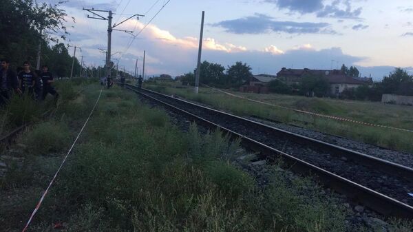 Несчастный случай на железной дороге (12 июля 2019). Гюмри - Sputnik Արմենիա