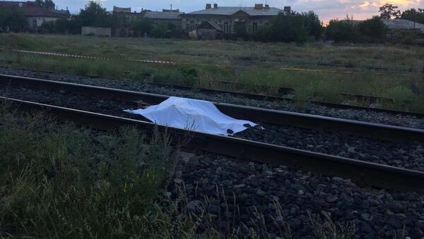 Несчастный случай на железной дороге (12 июля 2019). Гюмри - Sputnik Армения