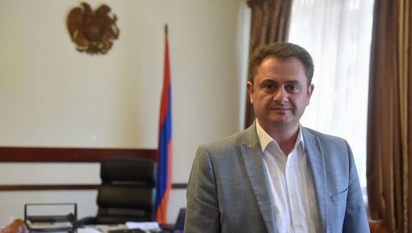 Губернатор Тавуша Айк Чобанян во время интервью агенству Sputnik Армения (18 июля 2019). Еревaн - Sputnik Армения